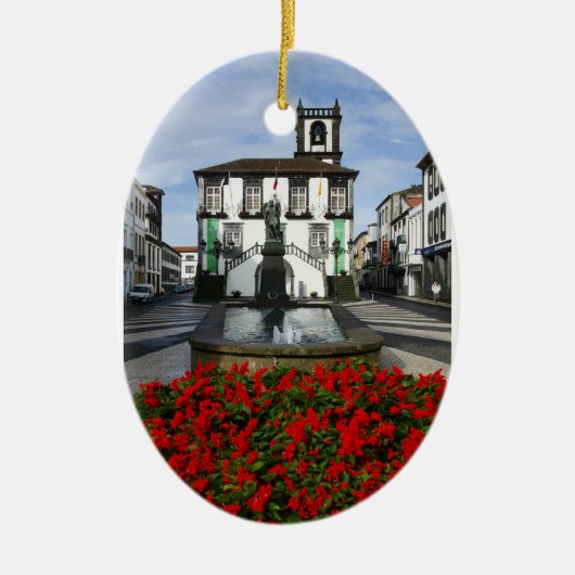 Ponta Delgada - Azoren Keramikornament (Vorne)
