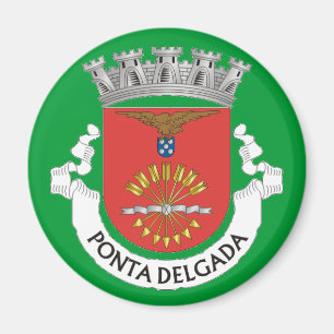 Ponta Delgada* Azoren Kühlschrank-Magnet Magnet