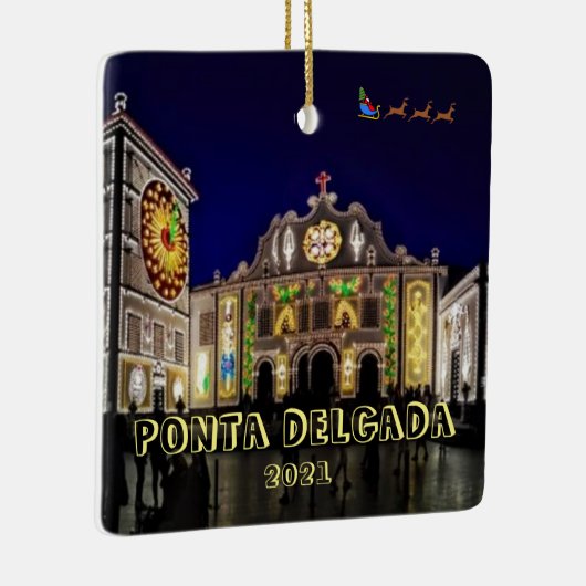 Ponta Delgada Azoren Landschaftliches Ornament (Rechts)