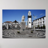Ponta Delgada, Azoren Poster (Vorne)