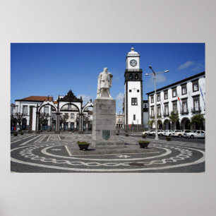 Ponta Delgada, Azoren Poster
