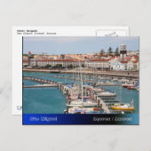 Ponta Delgada - Azoren Postkarte (Vorne/Hinten)