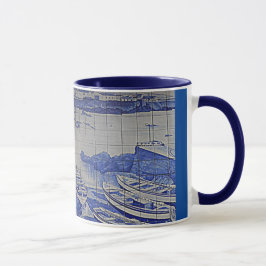 Ponta Delgada Azoren Tasse Azulejo (Fliese) Tasse