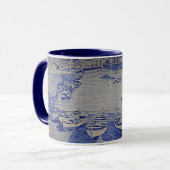 Ponta Delgada Azoren Tasse Azulejo (Fliese) Tasse (Vorderseite Links)