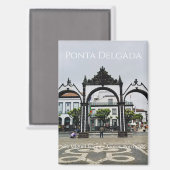 Ponta Delgada, Azores - São Miguel Island Portugal Magnet (Vorderseite/Rückseite)