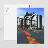 Ponta Delgada Postkarte (Vorne/Hinten)