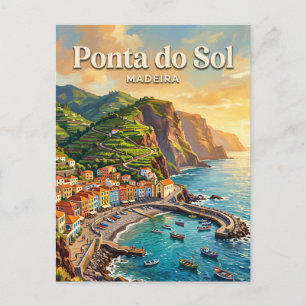 Ponta do Sol Portugal Postkarte