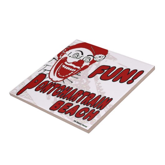 Pontchartrain Beach Clown Fliese (Seite)