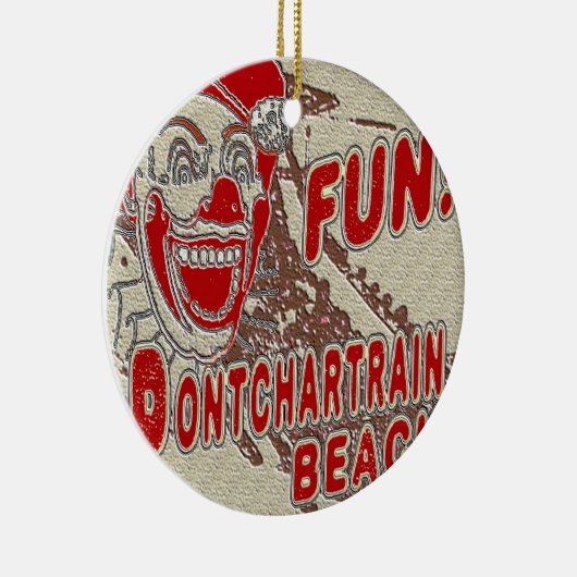 Pontchartrain Beach Clown Keramikornament (Rechts)