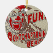 Pontchartrain Beach Clown Keramikornament (Vorne)