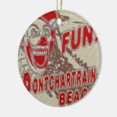 Pontchartrain Beach Clown Keramikornament (Links)