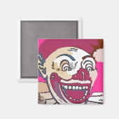 Pontchartrain Beach Clown Magnet (Vorderseite/Rückseite)