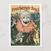 Pontchartrain Beach Poster Postkarte (Vorderseite)