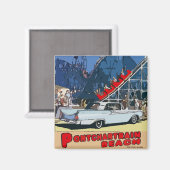 Pontchartrain Beach Zephyr Vintag Magnet (Vorderseite/Rückseite)