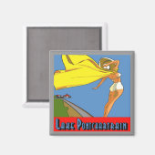 Pontchartrain Poster Magnet (Vorderseite/Rückseite)