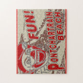 Pontchartrain Strand, Vintage, Puzzle (Vertikal)