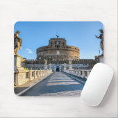 Ponte and Castle Sant'Angelo - Rom, Italien Mousepad (Mit Mouse)