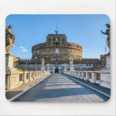 Ponte and Castle Sant'Angelo - Rom, Italien Mousepad (Vorne)