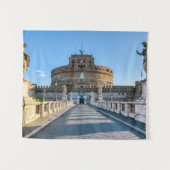 Ponte and Castle Sant'Angelo - Rom, Italien Wandteppich (Vorderseite (Horizontal))