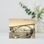 Ponte D. Luís - Porto Postkarte (Stehend Vorderseite)