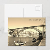 Ponte D. Luís - Porto Postkarte (Vorne/Hinten)
