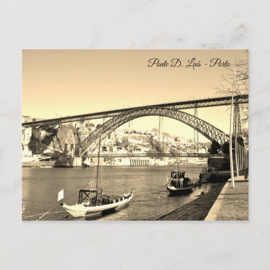 Ponte D. Luís - Porto Postkarte (Vorderseite)