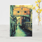 Ponte dei Sospiri Karte (Gelbe Blume)