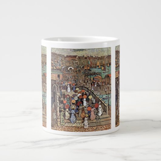 Ponte Della Paglia, Venedig von Maurice Prendergas Jumbo-Tasse (Vorderseite)