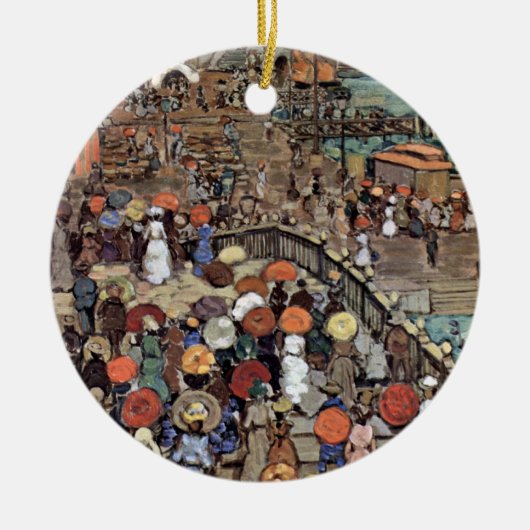 Ponte Della Paglia, Venedig von Maurice Prendergas Keramikornament (Vorne)