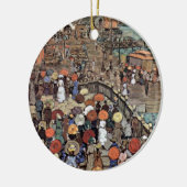 Ponte Della Paglia, Venedig von Maurice Prendergas Keramikornament (Links)