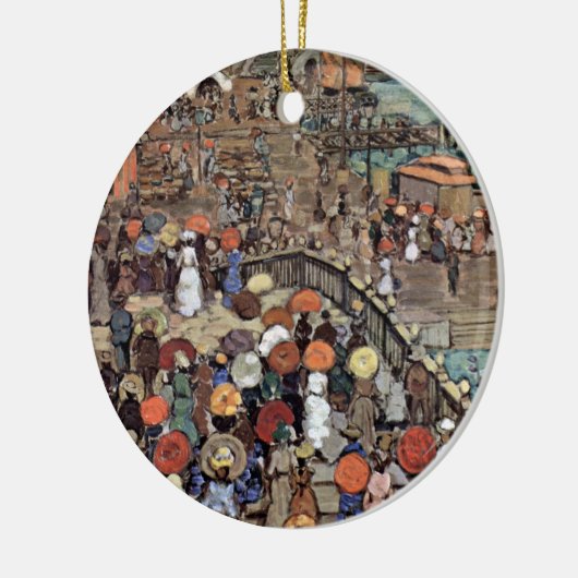 Ponte Della Paglia, Venedig von Maurice Prendergas Keramikornament (Links)