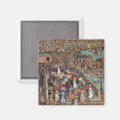 Ponte Della Paglia, Venedig von Maurice Prendergas Magnet (Vorderseite/Rückseite)