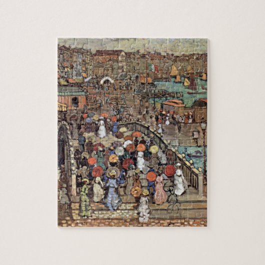 Ponte Della Paglia, Venedig von Maurice Prendergas Puzzle (Vertikal)