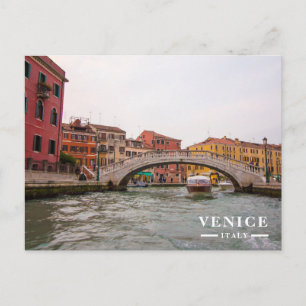 Ponte delle Guglie Cannaregio-Kanal Venedig Feiertagspostkarte