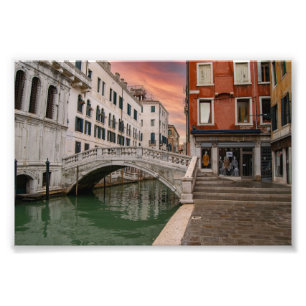 Ponte di Canonica Venedig Italien Fotodruck