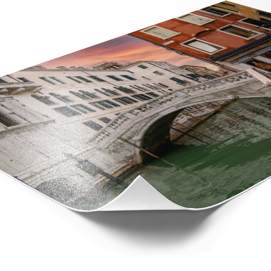 Ponte di Canonica Venice Italy Fotodruck (Ecke)