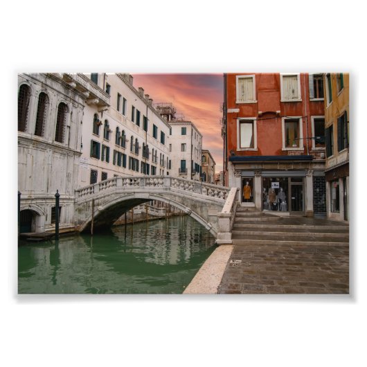 Ponte di Canonica Venice Italy Fotodruck (Vorne)
