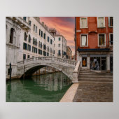 Ponte di Canonica Venice Italy Poster (Vorne)