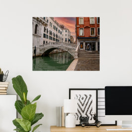 Ponte di Canonica Venice Italy Poster