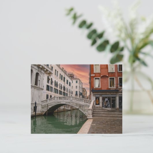Ponte di Canonica, Venice Postkarte (Stehend Vorderseite)
