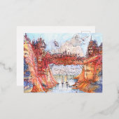 Ponte La Citta Folien Feiertagspostkarte (Vorderseite/Rückseite)