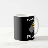 Ponte Las Pilas Funny Spanish Espanol Chistosa Mex Kaffeetasse (VorderseiteRechts)
