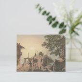 Ponte piccolo, Kleine Brücke im Islamischen Dorf Postkarte (Stehend Vorderseite)