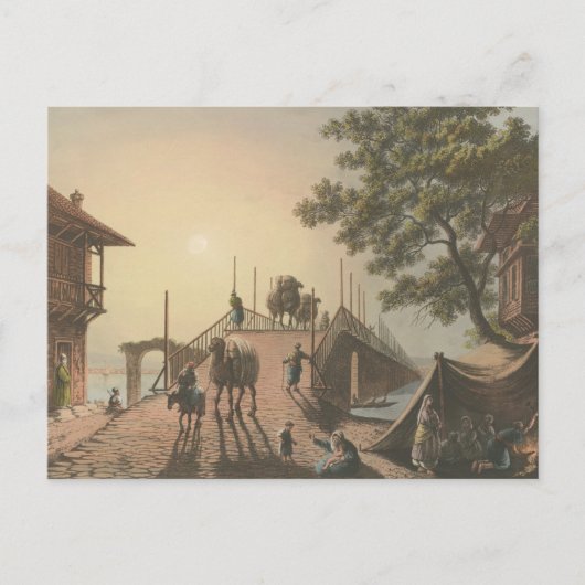 Ponte piccolo, Kleine Brücke im Islamischen Dorf Postkarte (Vorderseite)