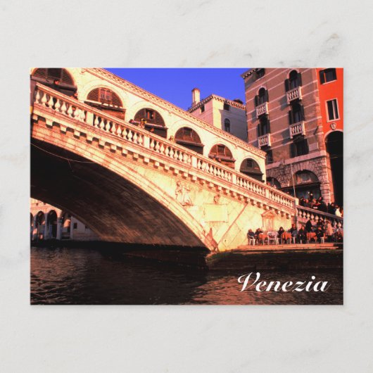 Ponte Rialto Postkarte (Vorderseite)