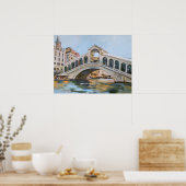 Ponte Rialto | Venedig, Italien Poster (Küche)
