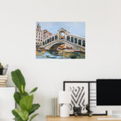 Ponte Rialto | Venedig, Italien Poster (Heimbüro)