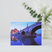Ponte Sant' Angelo und Castel Sant'Angelo Postkarte (Stehend Vorderseite)