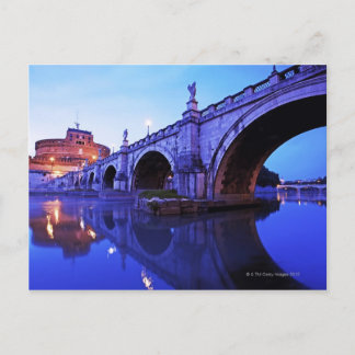Ponte Sant' Angelo und Castel Sant'Angelo Postkarte