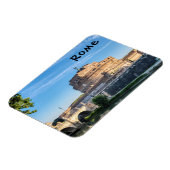 Ponte Sant'Angelo im Morgengrauen - Rom, Italien Magnet (Linke Seite)